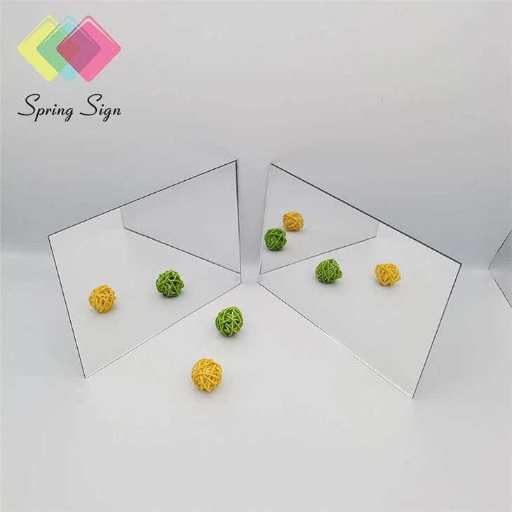 China Silver And Gold Mirror Acrylic Sheet