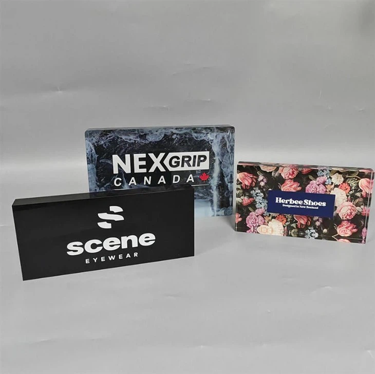 Custom Acrylic LOGO Block best